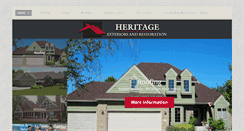 Desktop Screenshot of heritage-exteriors.com